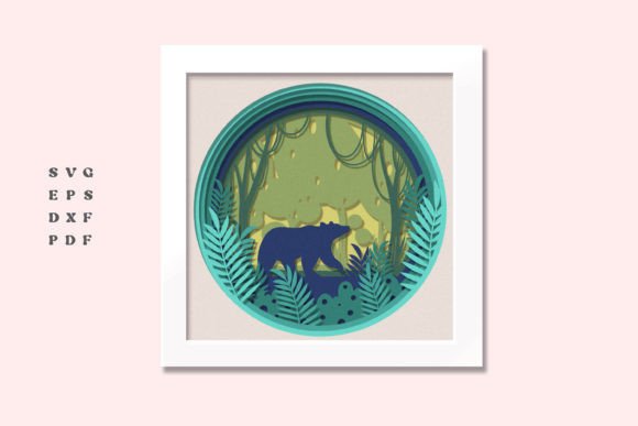 3D Bear Shadow Box SVG: A Brand Review
