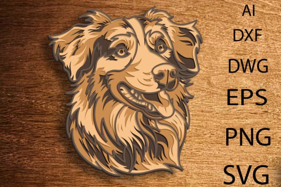 Australian Shepherd Multilayer SVG Review