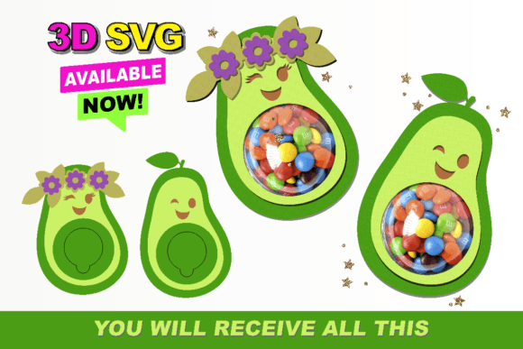 Avocado Holder: 3D SVG Shapes Review