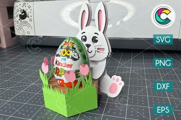 Bunny Egg Holder 3D SVG Shapes Review