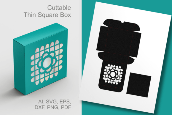 Cinco De Mayo 1 Thin Square Box Template: A 3D SVG Review