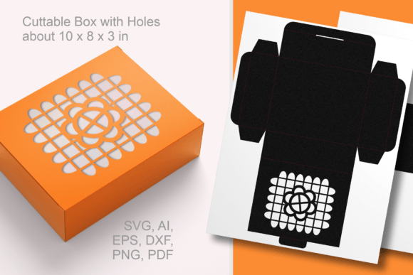 Cinco De Mayo 4 Rectangular Box Template: 3D SVG Shapes
