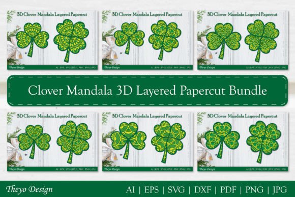 Clover Mandala: Laser Cutting & Other Home Decor