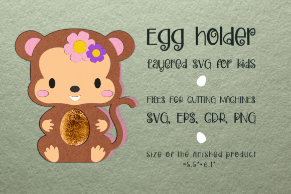 Cute Monkey Easter Egg Holder: A Designer’s Review