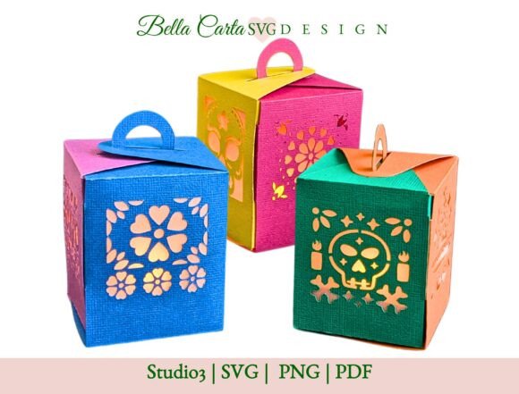 Day of the Dead Lanterns: 3D SVG Shapes for Blogs