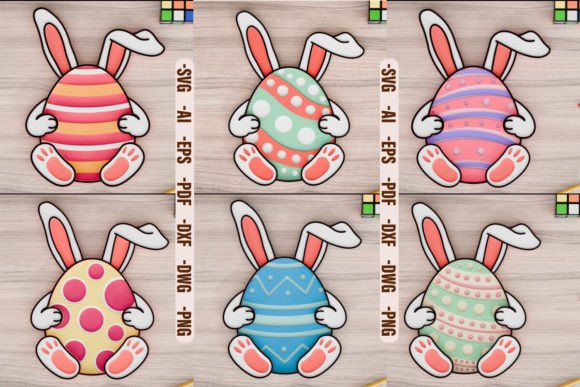 Easter 3D SVG Laser Cutting for Spring