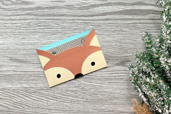 Fox Face Gift Card Holder SVG: 3D Shapes Review
