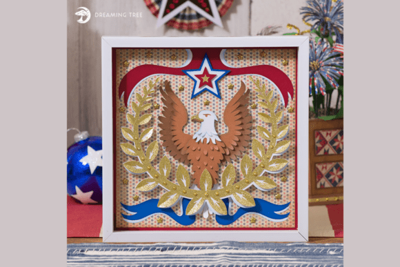Patriotic Paper Sculpture SVG: 3D SVG Review