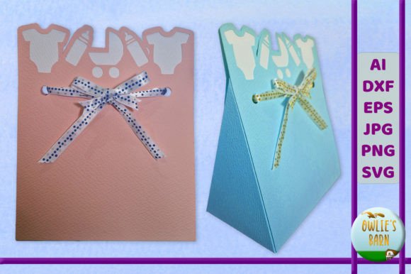 Review: Favours Sachet - Baby 3D SVG