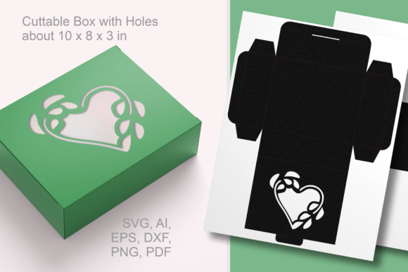 Reviewing Flourish Heart 3D SVG Gift Boxes
