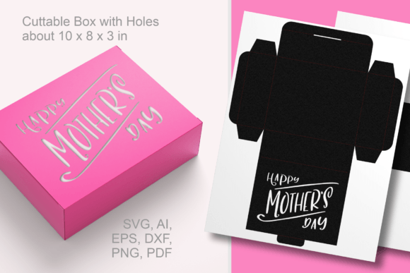 Reviewing Happy Mother s Day 1 Rectangular Box 3D SVG Gift Boxes