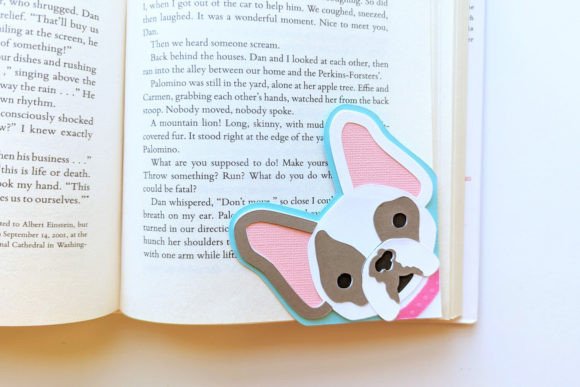 Reviewing the French Bulldog Face Corner Bookmark SVG
