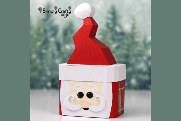 Santa Hat Box SVG: A 3D SVG for Christmas Sellers