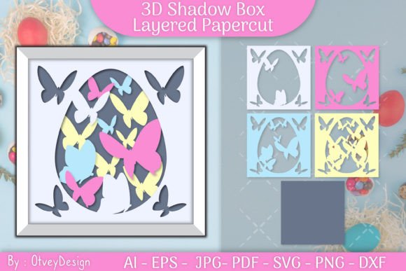 Spring Bunny 3D Shadow Box: A 3D SVG Review