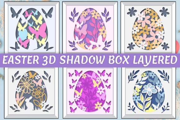 Spring Bunny 3D Shadow Box SVG Review