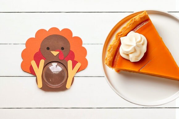 Thanksgiving Turkey Candy Dome SVG: 3D Gift Boxes